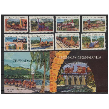 Grenada Gr. - Nr 629 - 36 Bl 86 - 871984r - Koleje