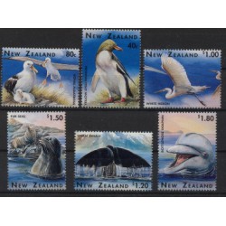 Nowa Zelandia - Nr 1511 - 161996r - Ptaki - Ssaki morskie