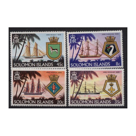 Wyspy Salomona - Nr 405 - 08 1980r - Marynistyka