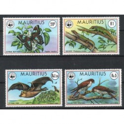 Mauritius - Nr 463 - 66 1978r - WWF - Ptaki - Ssaki