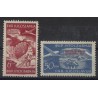 Jugosławia - Nr 666 - 67 1951r - Samoloty