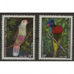 Nowa Kaledonia - Nr 697 - 98 1982r - Ptaki