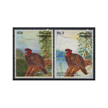 Pakistan - Nr 560 - 61 1981r - Ptaki