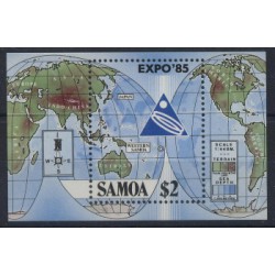 Samoa - Bl 361985r - Mapa