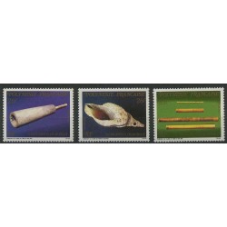 Polinezja Fr - Nr 482 - 84 1987r. - Muszla - Instrumenty