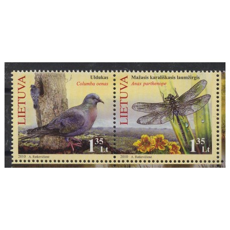Litwa - Nr 1047 - 482010r - Ptak