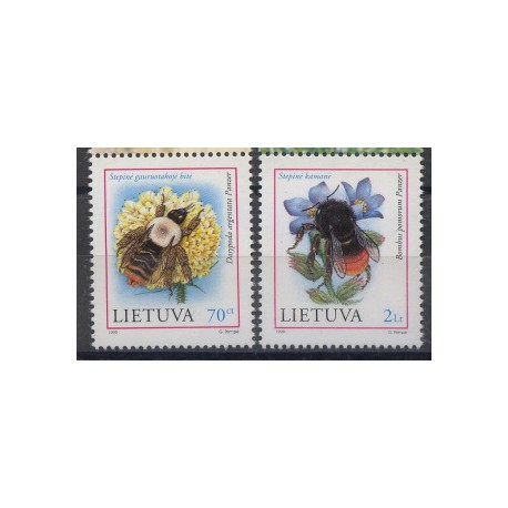 Litwa - Nr 698 - 991999r - Pszczoły