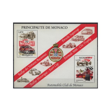 Monako - Bl 832002r - Samochody