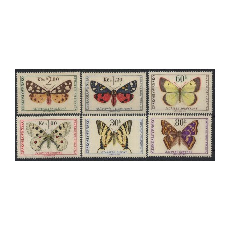 Czechosłowacja - Nr 1620 - 251966r - Motyle