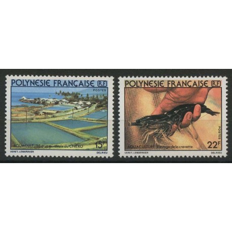 Polinezja Fr - Nr 306 - 07 1980r. - Hodowla krewetek
