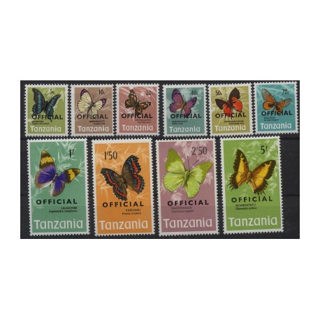 Tanzania - Nr 017 - 261973r - Motyle