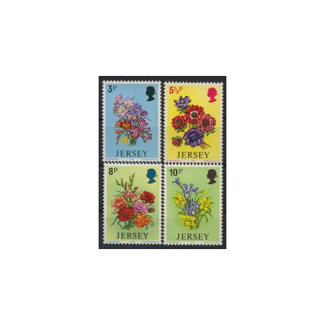 Jersey - Nr 095 - 981974r - Kwiaty