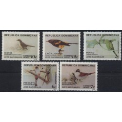 Dominikana - Nr 1243 - 47 1979r - Ptaki