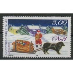 SPM - Nr 768 - 1998r - Pies - Boże Narodzenie
