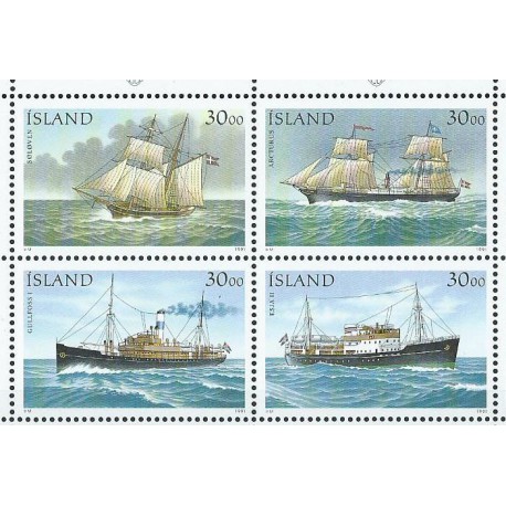 Islandia - Nr 753 - 56 1991r - Marynistyka