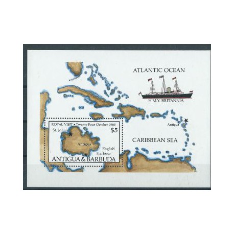 Antigua & Barbuda - Bl 100 - Marynistyka