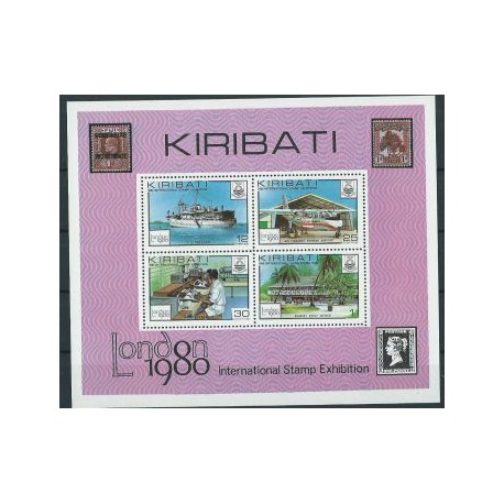 Kiribati - Bl 7 1980r - Marynistyka