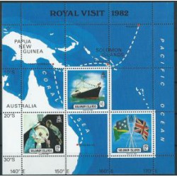 Wyspy Salomona - Bl 11 1982r - Marynistyka