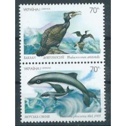 Ukraina - Nr 510 - 11 2002r - Ptaki - Ssaki morskie