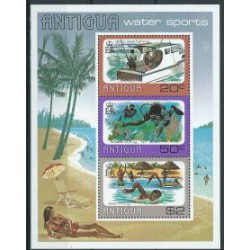 Antigua - Bl 26 1976r - Marynistyka - Płetwonurek
