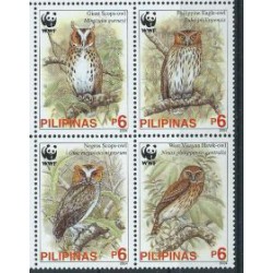 Filipiny - Nr 3593 - 96 2004r - WWF - Ptaki