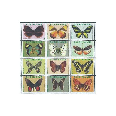 Surinam - Nr 2539 - 52 2012r - Motyle