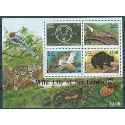 Sri - Lanka - Bl 56 1994r - Ssaki  - Ptak