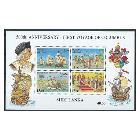 Sri - Lanka - Bl 51 1992r - Marynistyka