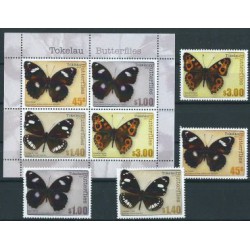 Tokelau - Nr 437 - 40 Bl 51 2013r - Motyle