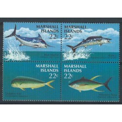Wyspy Marshalla - Nr 092 - 95 1986r - Ryby