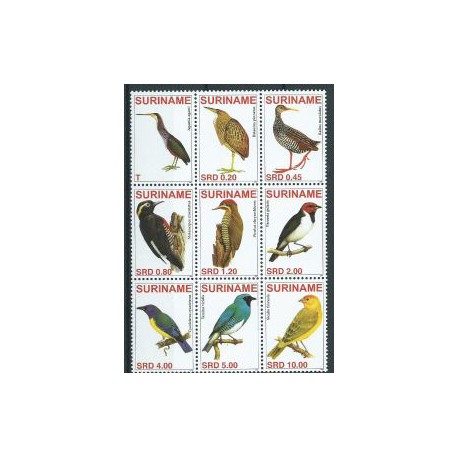 Surinam - Nr 2129 - 37 2008r - Ptaki
