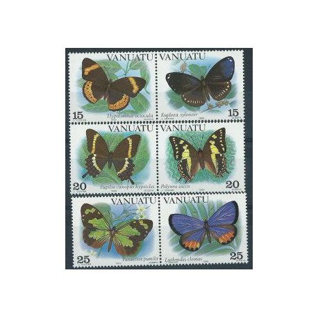 Vanuatu - Nr 644 - 49 1983r. - Motyle