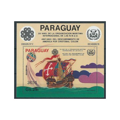 Paragwaj - Bl 392 1983r - Marynistyka
