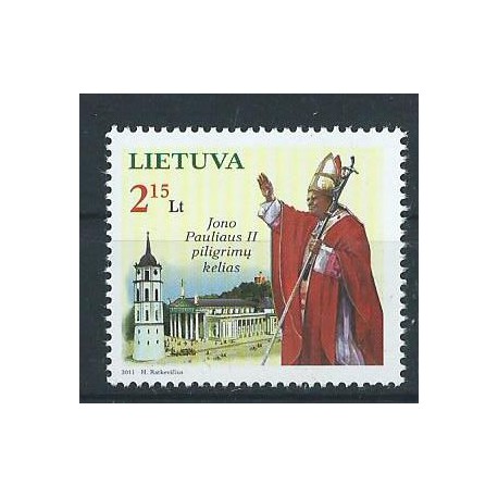 Litwa - Nr 1065 2011r - Papież