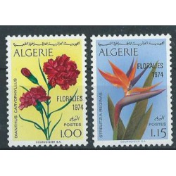 Algieria - Nr 628 - 29 1974r - Kwiaty