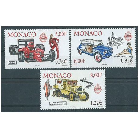 Monako - Nr 2528 - 30 2000r - Samochody