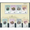 Tajlandia - Nr 1363 - 66 Bl 25  1990r - Minerały