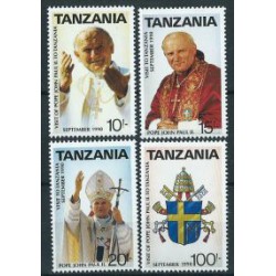 Tanzania - Chr 144 1990r - Papież