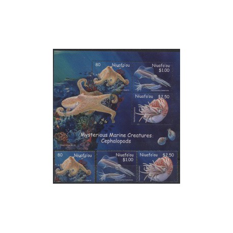 Niuafo,ou - Nr 399 - 01 Bl 35 2002r - Fauna morska