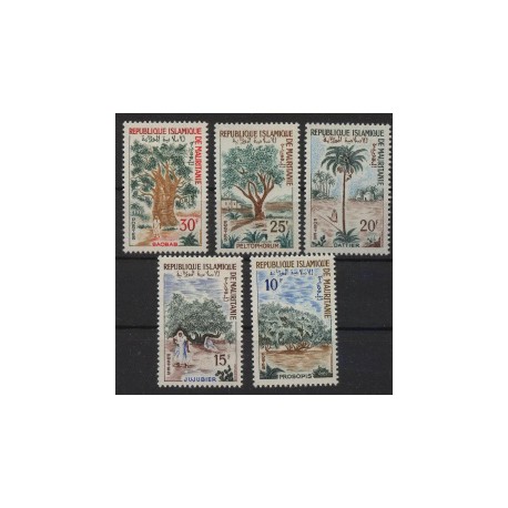 Mauretania - Nr 308 - 12 + pp1967r - Drzewa