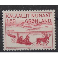 Grenlandia - Nr 128 1981r - Ssaki