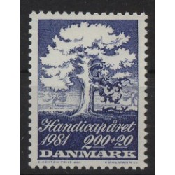 Dania - Nr 739 1981r - Drzewa
