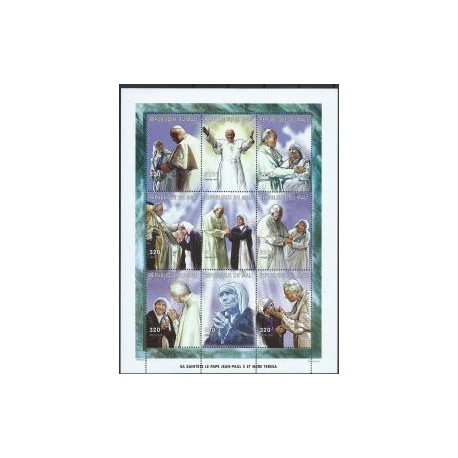 Mali - Chr 275 - Ark 77 1998r - Papież