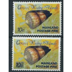 Wyspy Kokosowe - Nr 250 I Ii - 1990r - Muszle