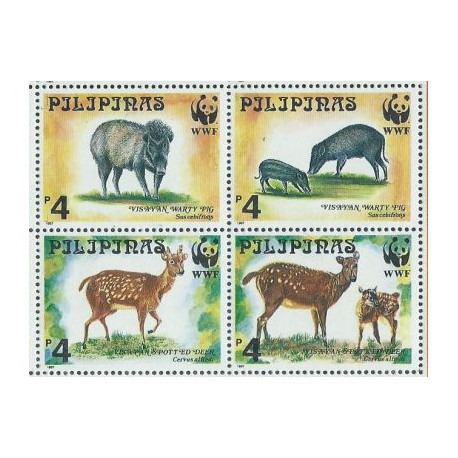 Filipiny - Nr 2814 - 17 1997r - WWF - Ssaki