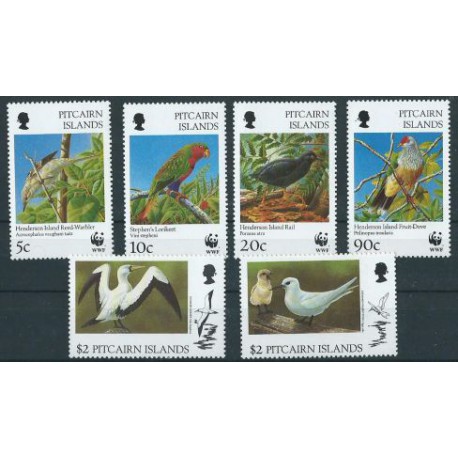 Pitcairn - Nr 487 - 92 1996r - WWF -  Ptaki