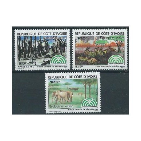 Wybrzeże Kości Słoniowej - Nr 792 - 94 1983r - Ssaki