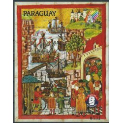 Paragwaj - Bl 461 1989r - Marynistyka
