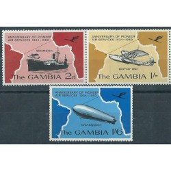 Gambia - Nr 236 - 38 1969r - Marynistyka -  Zeppelin