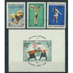 Syria - Nr 890 - 92 Bl 51 - 1965r - Sport - Olimpiada